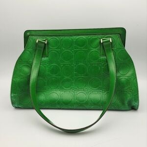 **CLEARANCE** Salvatore Ferragamo Vintage Green Shoulder Bag